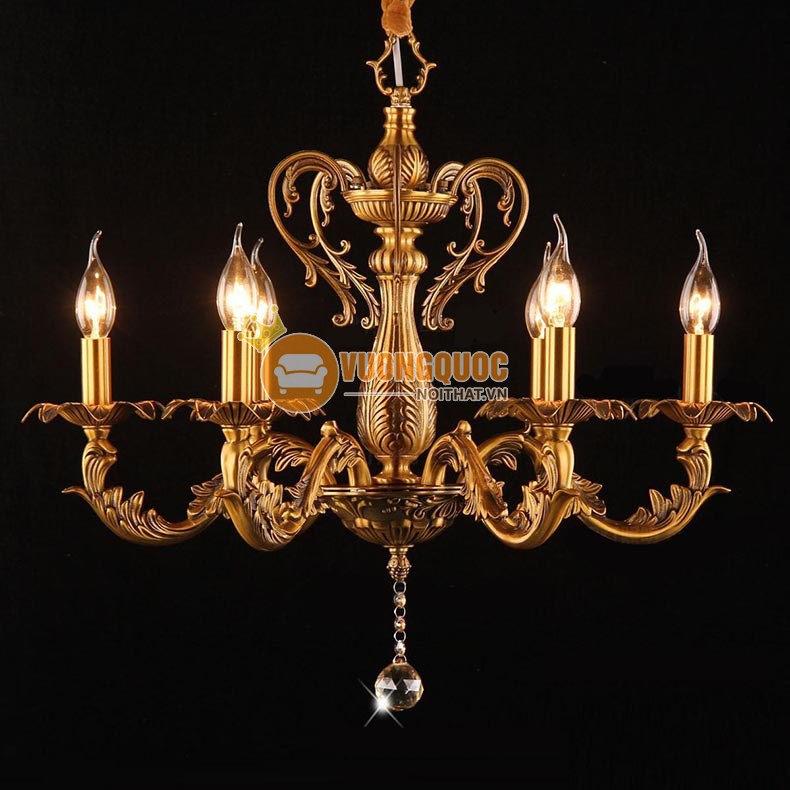 Đèn chùm đồng cổ điển phong cách Ý ATL8501-8